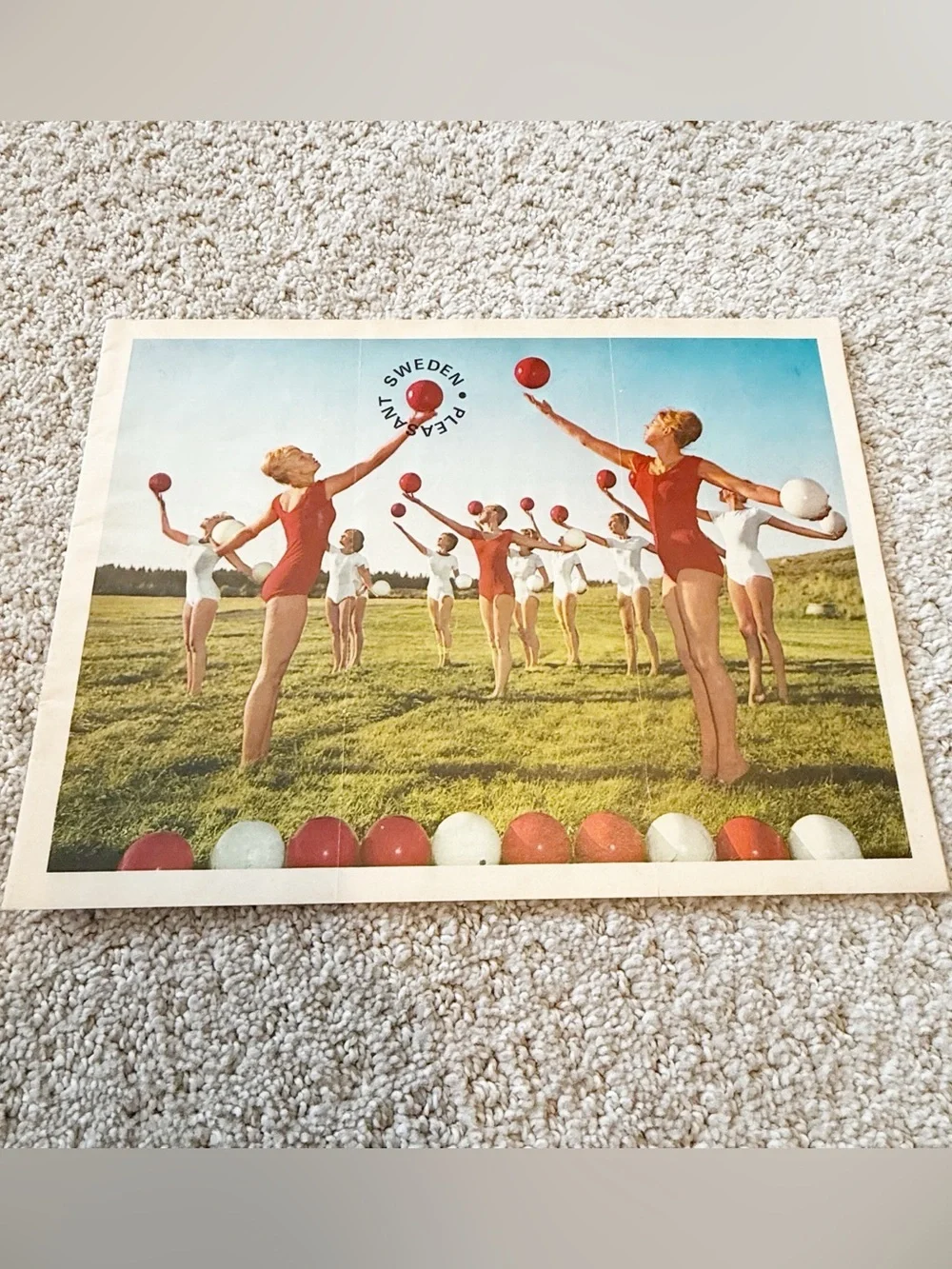 1965 Swedish Sweden Travel Tourism Brochure Womens Rhythmic Gymnastics Team